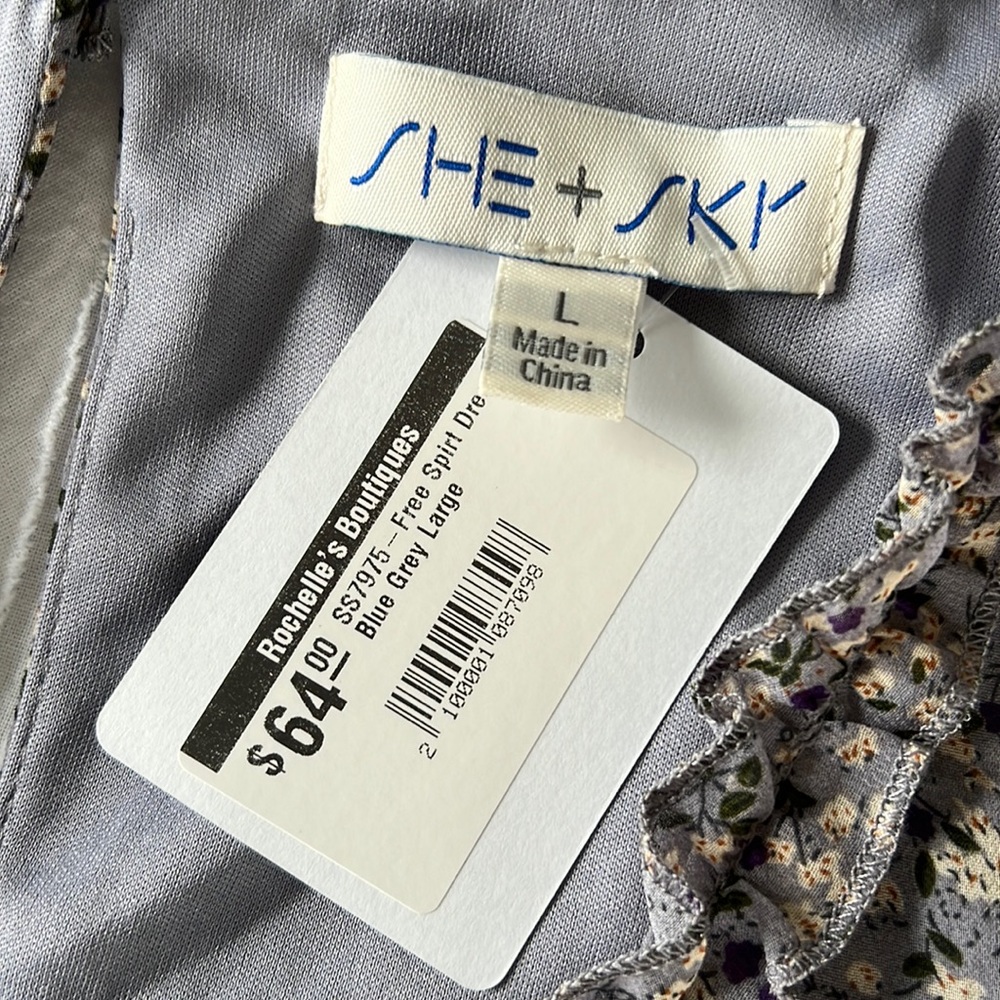 NWT long sleeve mini dress - Picture 5 of 5